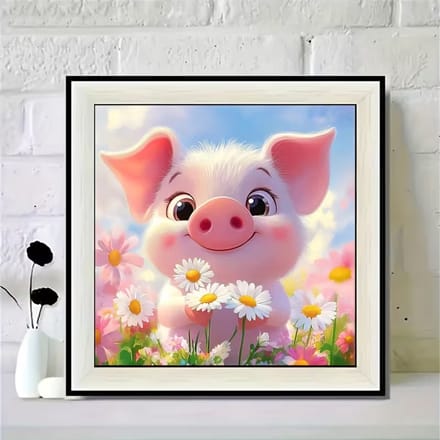 diamond painting biggetje