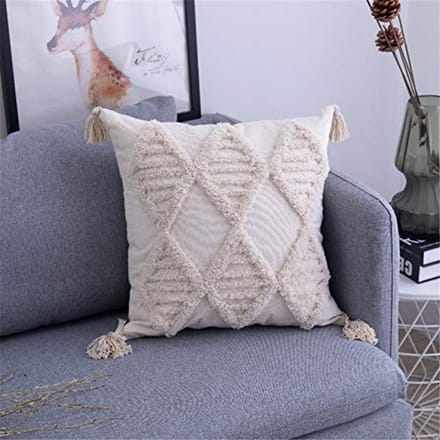 Boho Kussensloop 45x45 cm Katoen voor Sierkussen in Woonkamer en Slaapkamer