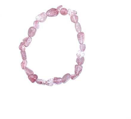 Hematietkwarts edelstenen armband 6 mm beschermende en zuiverende steen