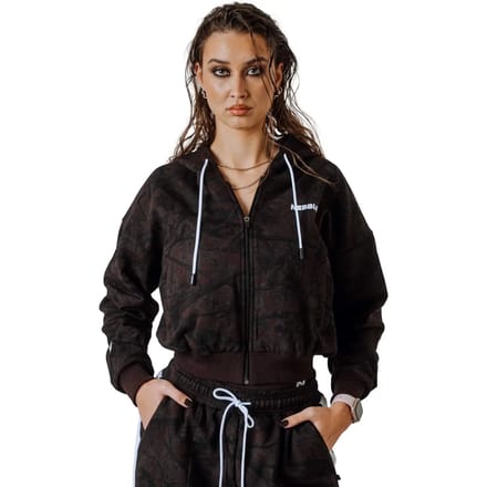 Hooded sweatshirt met rits Nebbia Power