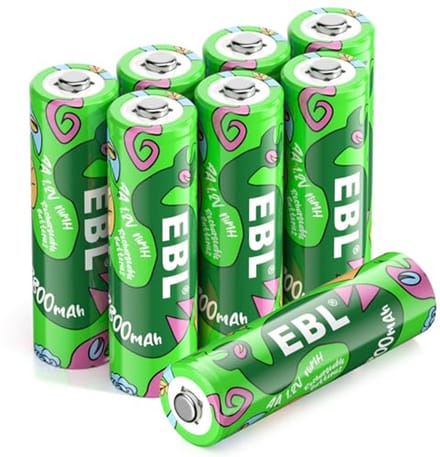 AA Oplaadbare Batterijen 2800mAh - 8 Stuks voor Langdurig Gebruik