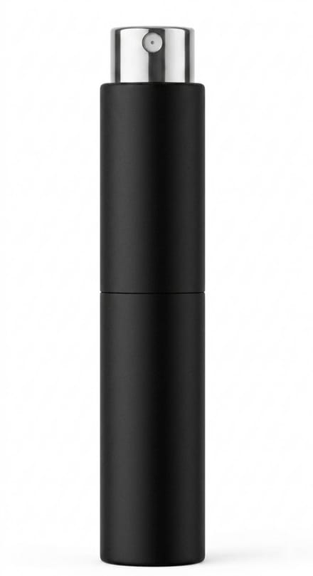 DELAGO Parfumverstuiver – Navulbaar – Compact Reisformaat – Zwart