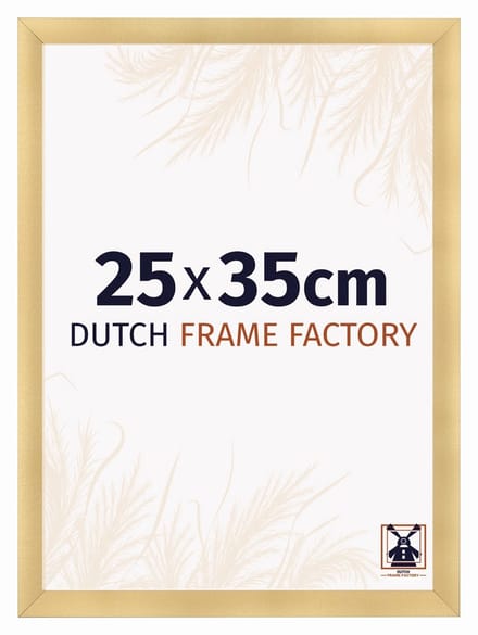 Fotolijst 25x35 cm - MDF - Goud Mat - Praag
