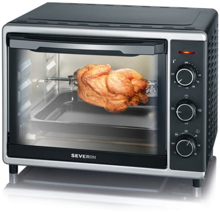 Severin TO 2056 - Oven - vrijstaand - hetelucht - zwart/zilver