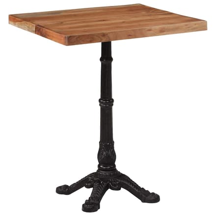 vidaXL - Bistrotafel - 60x60x76 - cm - massief - acaciahout