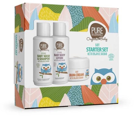 Pure Beginnings - Baby Giftset - 3-delig