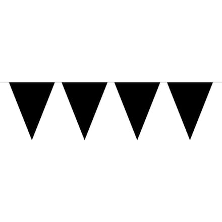 Folat - Vlaggenlijn Zwart (10 meter)