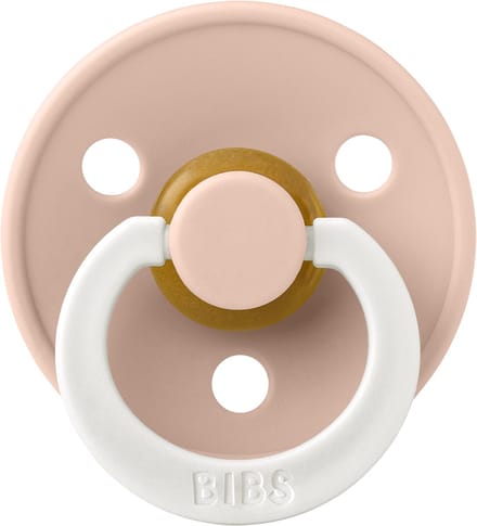 BiBs Glow In The Dark Fopspeen - Anatomisch - 6-18 Mnd - Blush