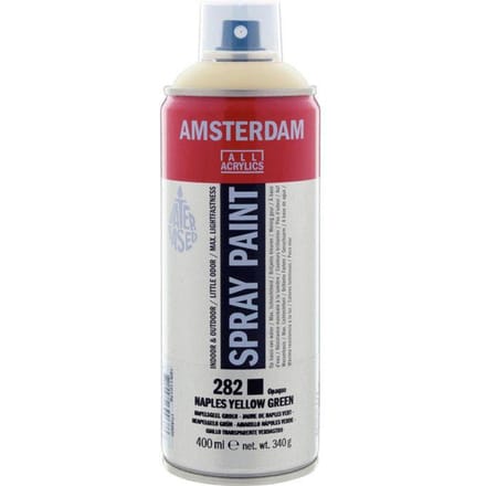 Bombe de peinture Amsterdam 400 ml jaune de naples vert geel