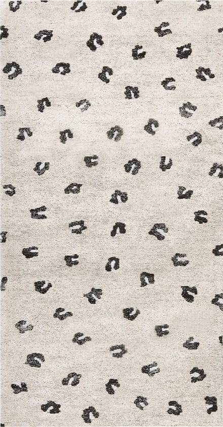 AFIS - Vloerkleed - Lichtbeige - 80 x 150 cm - Katoen