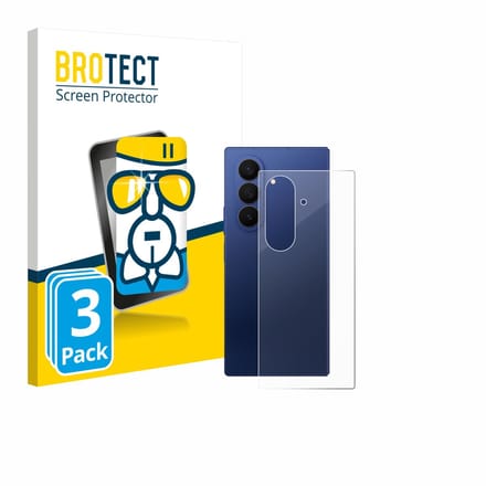 Screenprotector 3 Stuks voor Samsung Galaxy Z Fold 7 (Achterkant) Beschermglas transparant