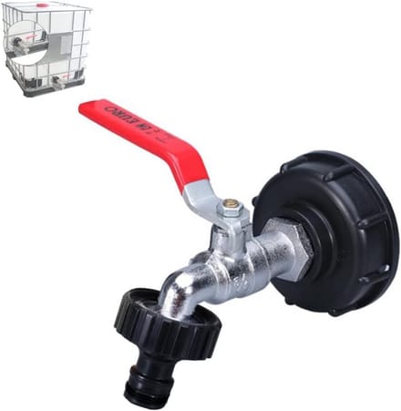 IBC Kraanadapter voor IBC Tank 1000L - 3/4 Inch Tuinslang Aansluiting