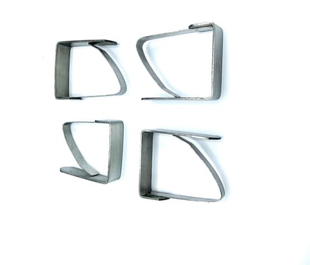 Gadgetpoint - Tafelklem - Tafelkleedhouder - Klemmen - 4 stuks - RVS
