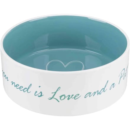 Trixie Pet's Home Ceramic Bowl Blue 1.4L 20cm