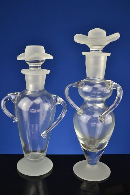 Luxe Kristallen Karaf Set met Oor – Klassiek en Elegant Design