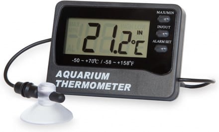 ETI - Aquarium Thermometer met Max/Min Alarmen - Tank en Kamer Sensor