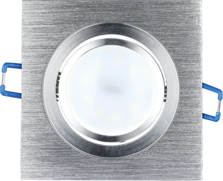 V-TAC VT-782SQ-AB LED Spots - Inbouwfitting - GU10 - IP20 - Aluminium Borstel