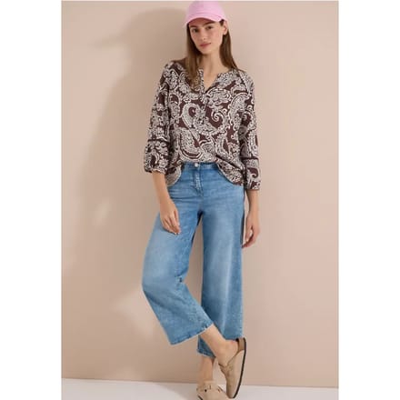 Tuniek met 3/4-mouwen en print