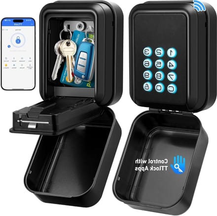 Slimme Sleutelkluis met Bluetooth, Waterdicht IP65 en Geavanceerd Toegangsbeheer voor Buitengebruik