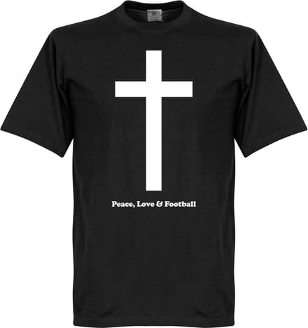 Peace, Love, Football T-shirt - M