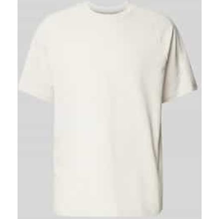 T-shirt met logostitching