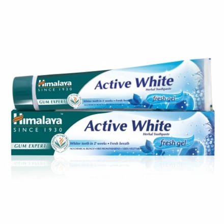 Himalaya Herbals - Kruidentandpasta Active White - 3 x 75 ml - Voordeelverpakking