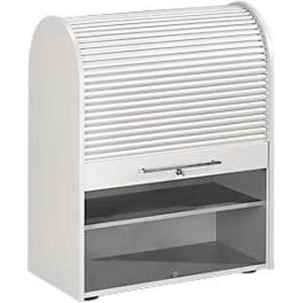 Romp universele kast, zonder rolluik, B 980/800 x D 450 x H 800/980 mm, wit