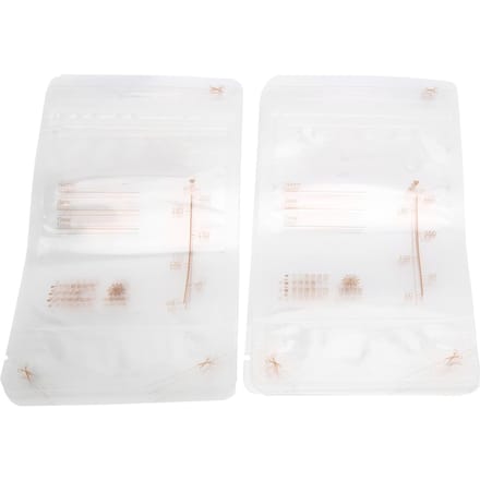 Lot de 10 sachets de conservation pour lait maternel pré-stérilisé, à double fermeture éclair, 200 ml white