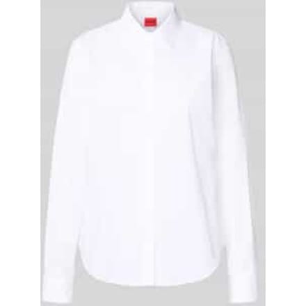 Regular fit overhemdblouse van puur katoen Model 'ESSENTIAL'