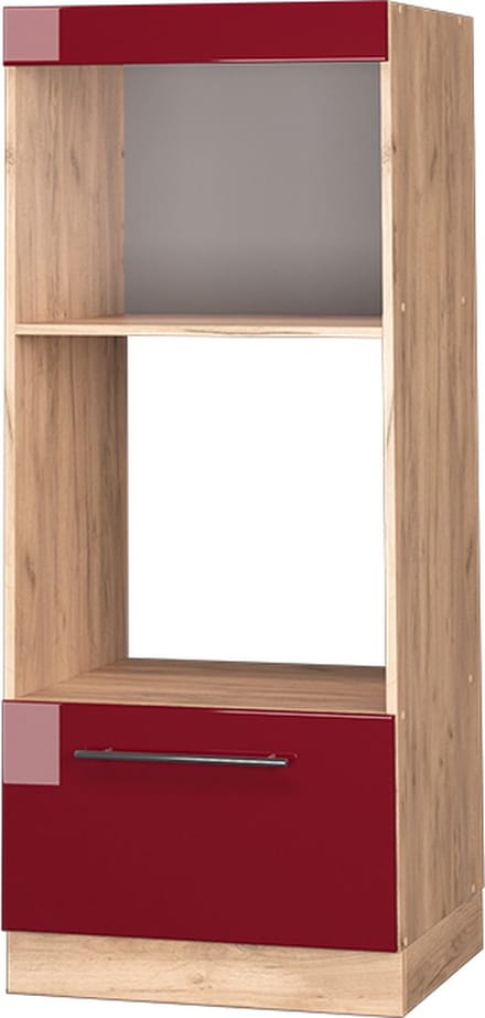 Vicco Fame-Line Magnetronkast – 60 cm open Bordeauxrode hoogglans