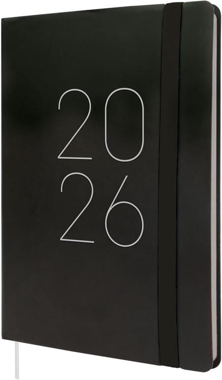 Weekagenda 2026: A5, zachte cover, elastische sluiting en microgeperforeerde hoeken