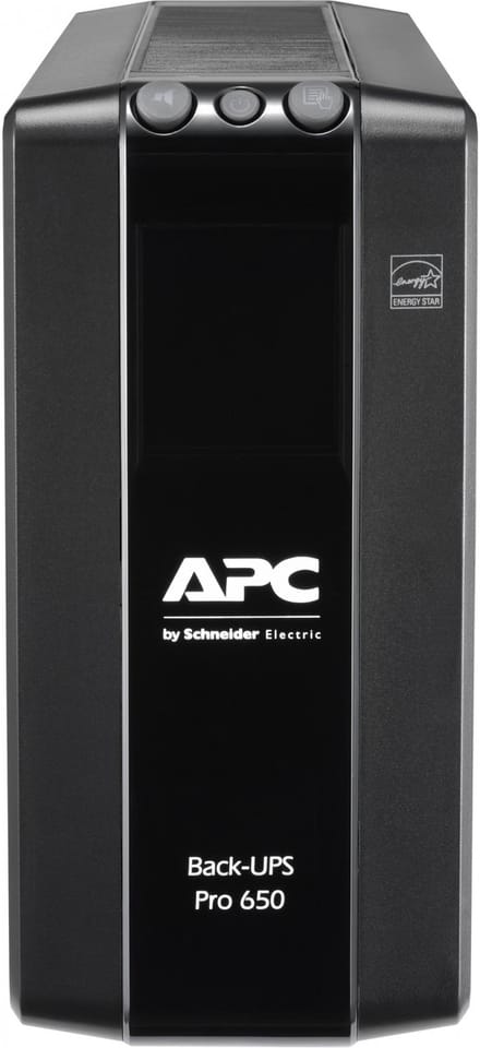 APC Back-UPS PRO BR650MI - Noodstroomvoeding, 6x C13 uitgang, USB, 650VA