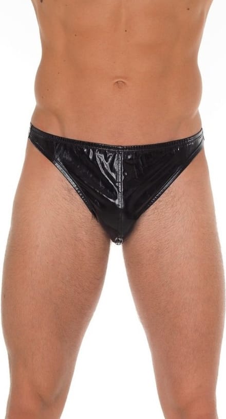 Amorable - Mannen String - Zwart Met Rits - One Size - Sexy Mannen Ondergoed - Lingerie Mannen