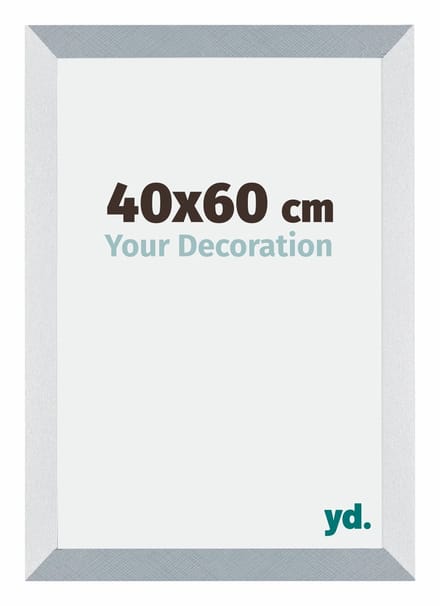 Your Decoration - Fotolijst 40x60 cm - MDF - Aluminium Geborsteld - Mura