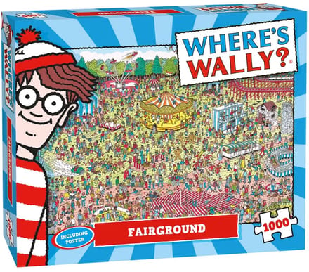 Where's Wally Fairground Puzzel 1000 Stukjes