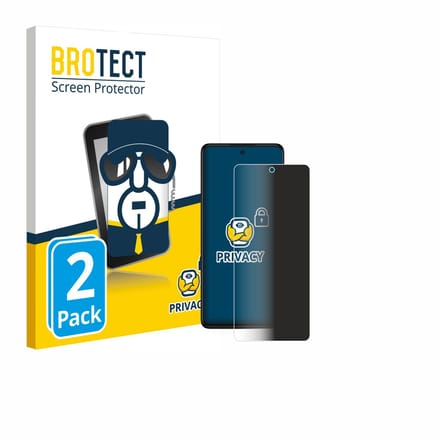 BROTECT - privacy screenprotector voor TCL 50 Pro NXTPaper 5G - Folie Beschermfolie Blauwlichtfilter 2 Stuks