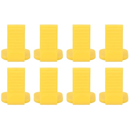 8 stuks Dentale Röntgen Bite Block Mondspreiders Hittebestendig Dentaal Positioneringssysteem voor Positioneermiddel yellow