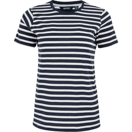 Dames Bayletta T-shirt met korte mouwen en strepen