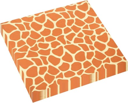 Solidchoice - Jungle Safari Giraffe Print Servetten - 20 Stuks