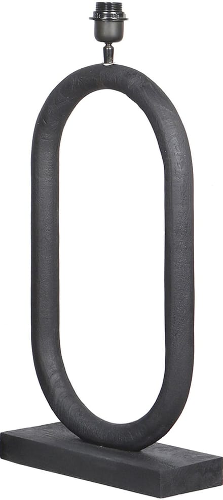 by Mooss - Tafellamp - Houston - Zwart - Hout - 59 cm - Ovaal