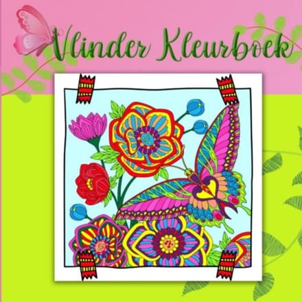 Kleurboek Voor Volwassenen :: Bloemen En Vlinders - Mieke Stevens