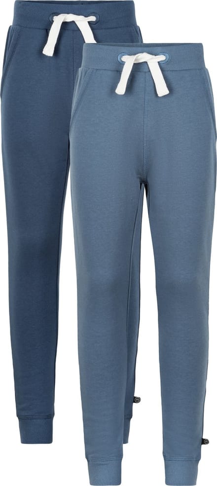 Minymo Joggingbroek Jongens Katoen Blauw 2-delig Mt 140