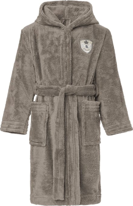 L&L Kinderen Badjas met Capuchon - Wasmachine bestendig - Polyester - LL-FrankNew - Opal - 110-116