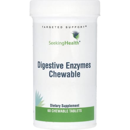 Seeking Health, enzyme digestive à croquer, 60 comprimés à croquer