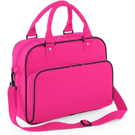 BagBase Junior Dance Bag BG145 - FUCHSIA/BLACK - 39 x 29 x 16 cm