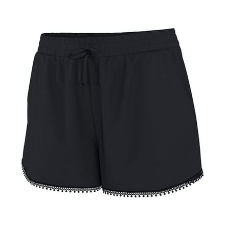 ESMARA Korte dames broek - zachte viscose (Zwart, 40)