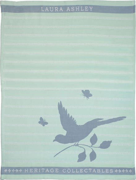 Laura Ashley Heritage Collectables - Laura Ashley Theedoek Mint Bird