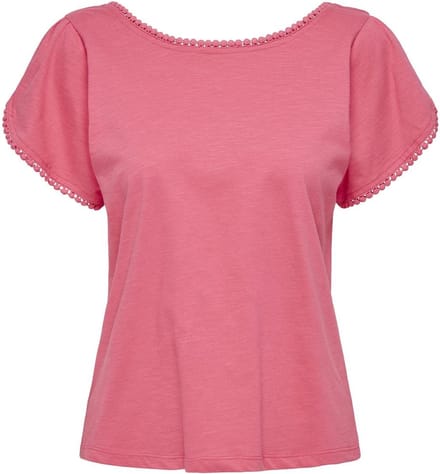 JDY - JDYSALVA LIFE S/S O-NECK TOP JRS - Dames - Blouses