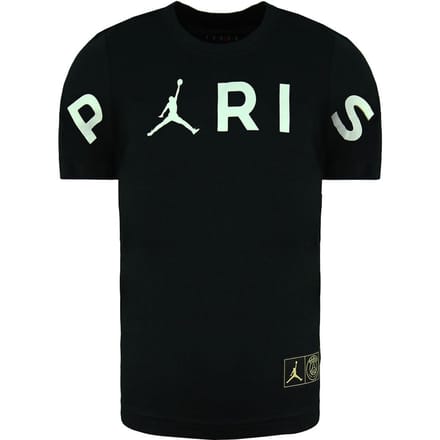 Nike Jordan x Paris Saint-Germain Header Kinderen Zwart T-shirt