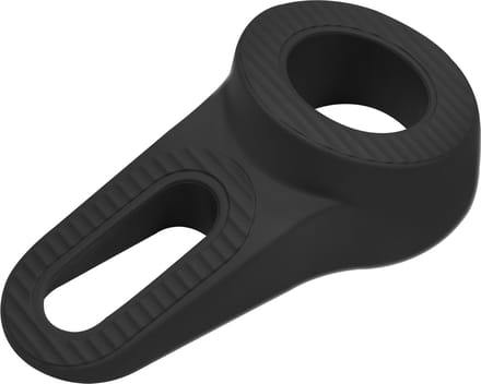 Deltafix Block it Deurwig - zwart - TPE kunststof - 12 x 3,8 cm - deurstopper